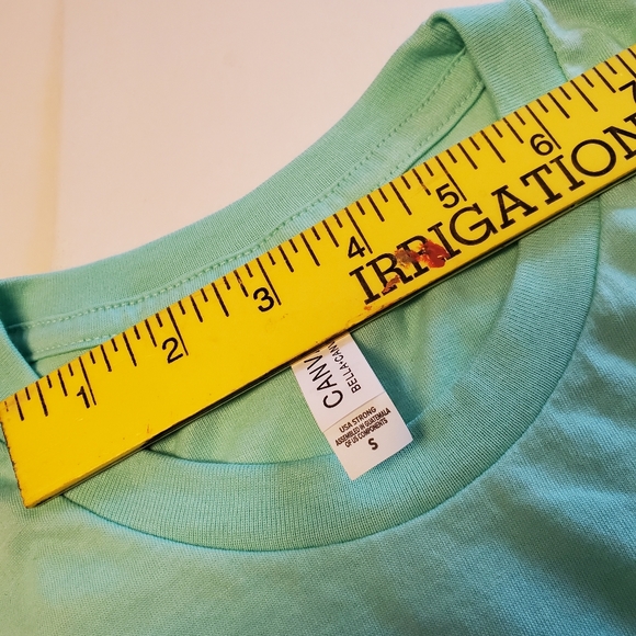 Ladies TeeShirt aqua Everything is Fine - Picture 3 of 5